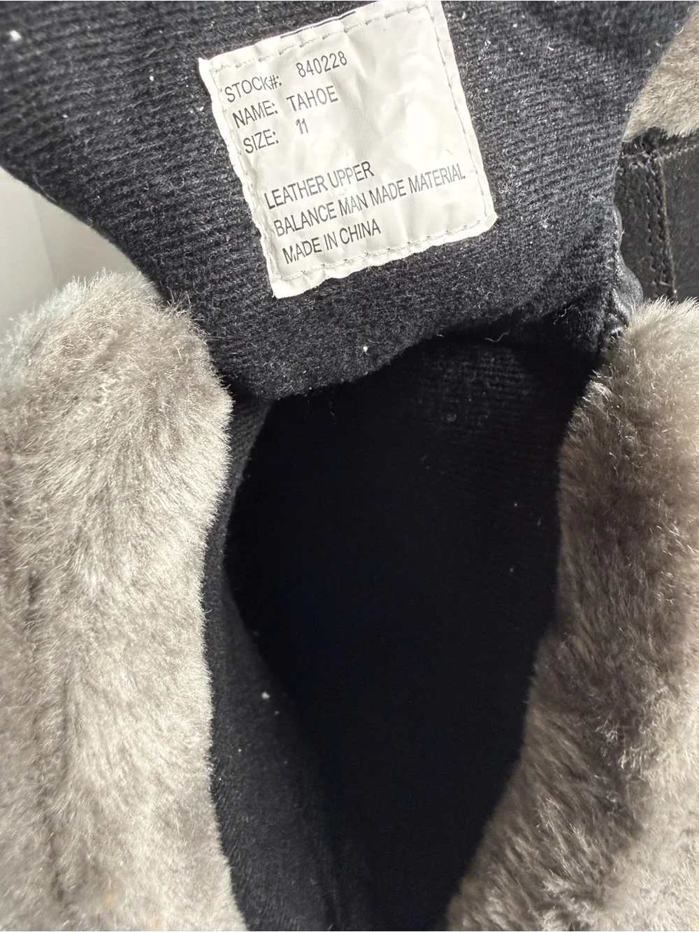 Lanvin Black and Gray Insulated Rain & Snow Boots sz 11